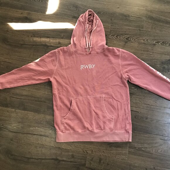 Rooster Teeth RWBY Pyrrha Nikos Hoodie - Medium - Rose Pink - Picture 1 of 7